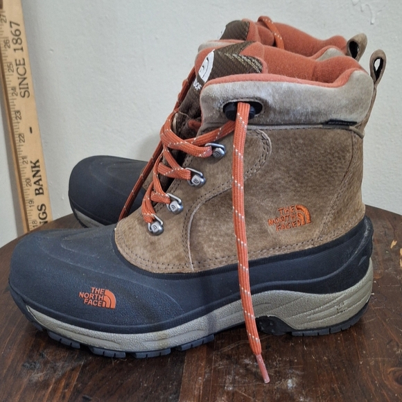 The North Face Men's Tan Hiking Boots Size 6 - Picture 10 of 12